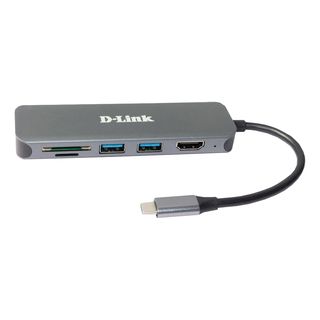 DLINK DUB-2327 - USB-Hub (Grau)