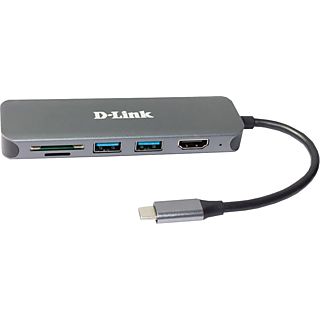 DLINK DUB-2327 - Concentrateur USB (Gris)
