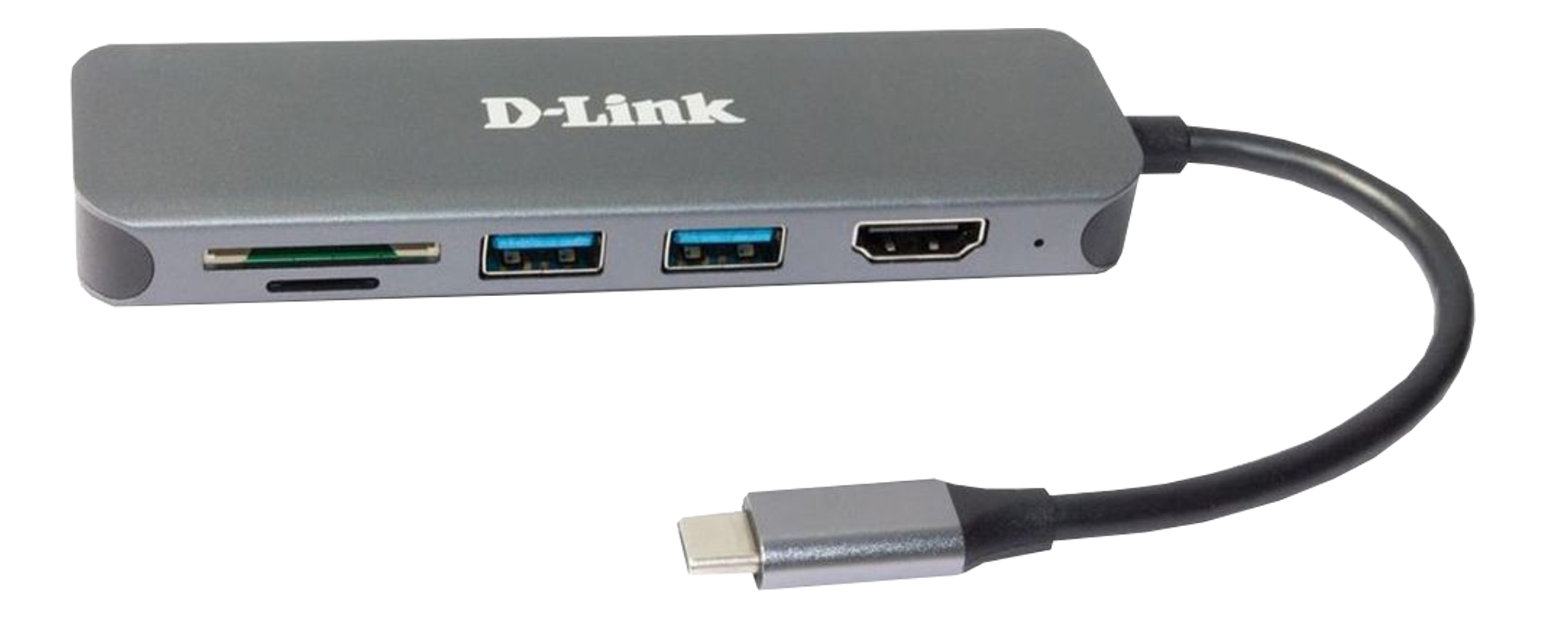 DLINK DUB-2327 - Hub USB (Grigio)