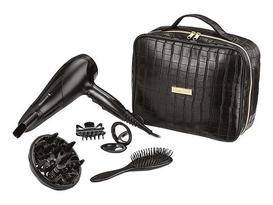 REMINGTON D3195GP Style Edition - Coffret cadeau sèche-cheveux (Noir)