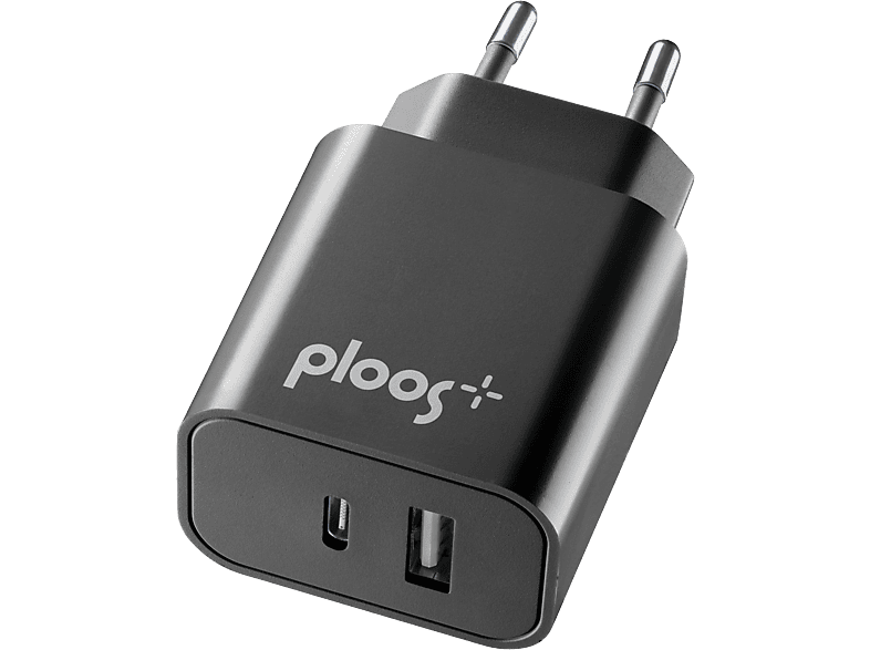 PLOOS PLTC2USBPD20WK - USB-C-Adapter (Schwarz)