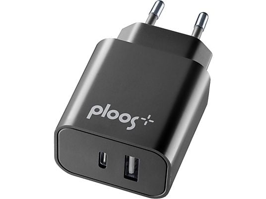 PLOOS PLTC2USBPD20WK - USB-C-Adapter (Schwarz)