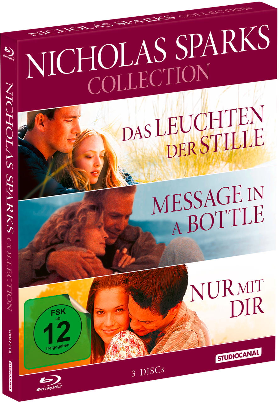 DVD-Hülle mit Filmplakaten. Es steht Nicholas Sparks Collection drauf. Filmtitel sind sichtbar.