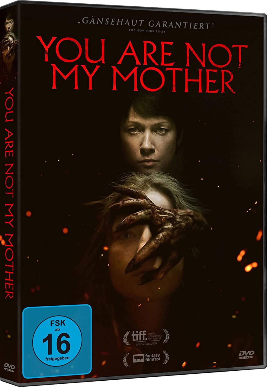 DVD-Cover: Gesicht einer Frau mit überlagerten Händen, dunkler Hintergrund.