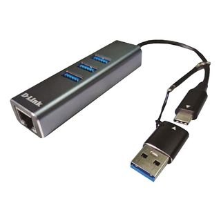 DLINK DUB-2332 - USB-Hub (Grau)