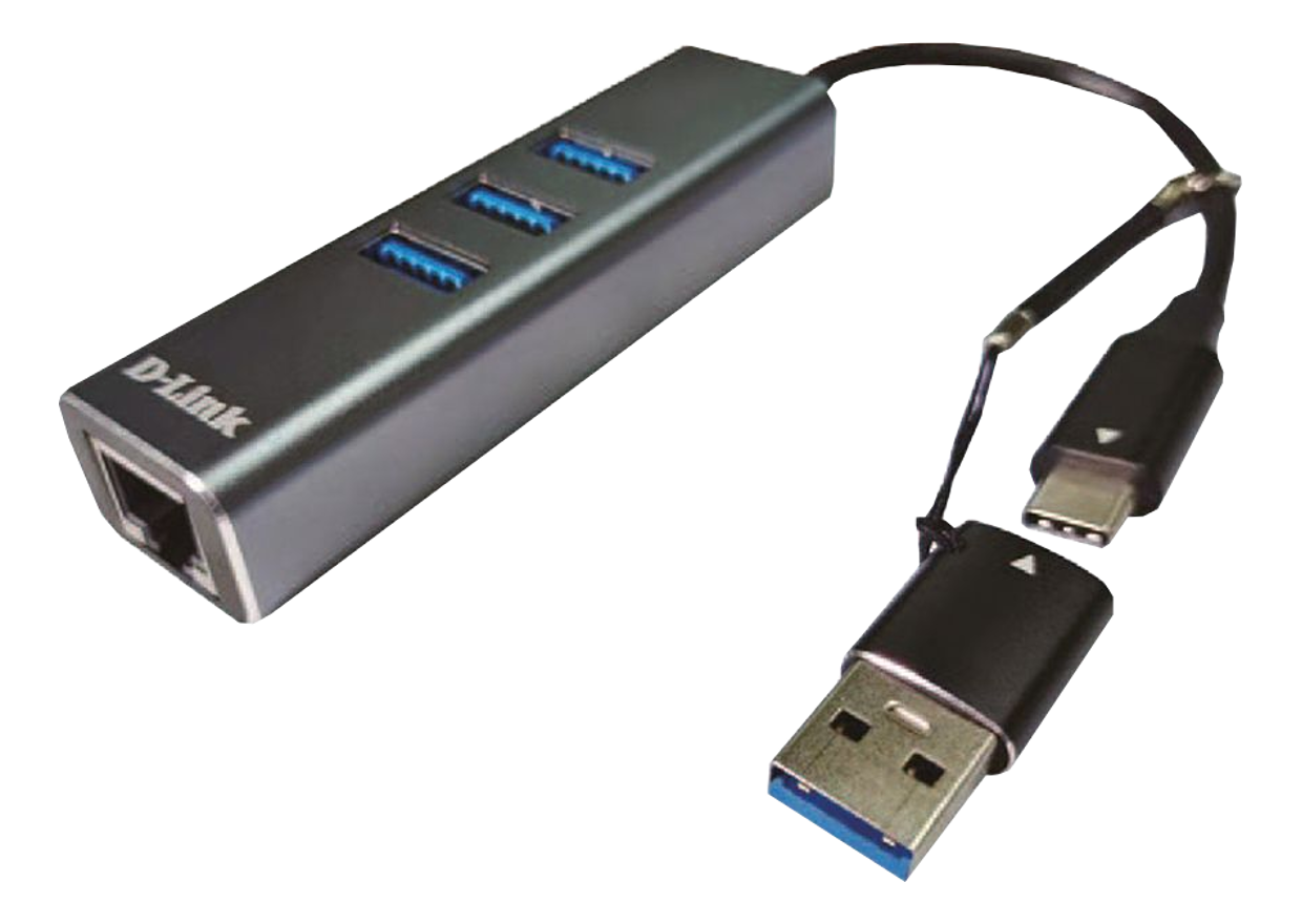 DLINK DUB-2332 - Hub USB (Grigio)