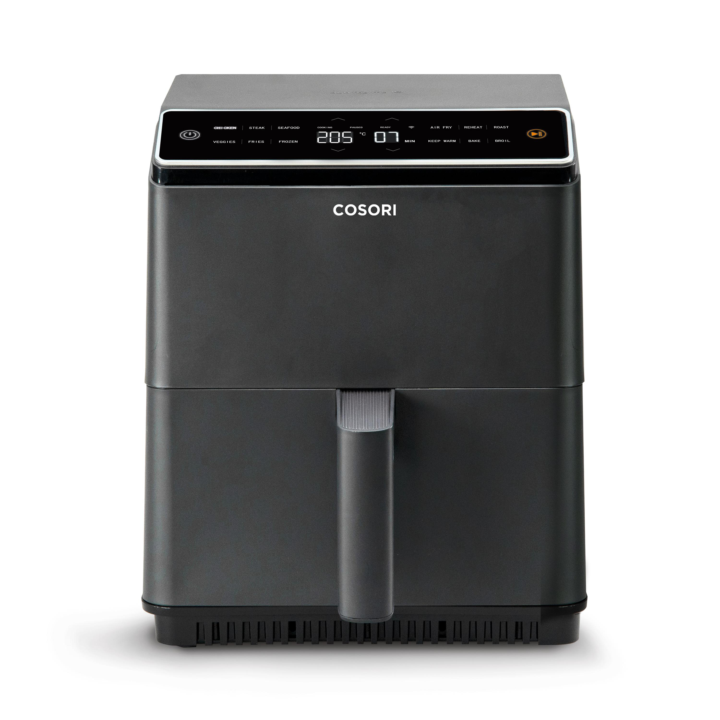 COSORI CAF-P583S-KEUR Heißluftfritteuse 1700 Watt Dunkelgrau