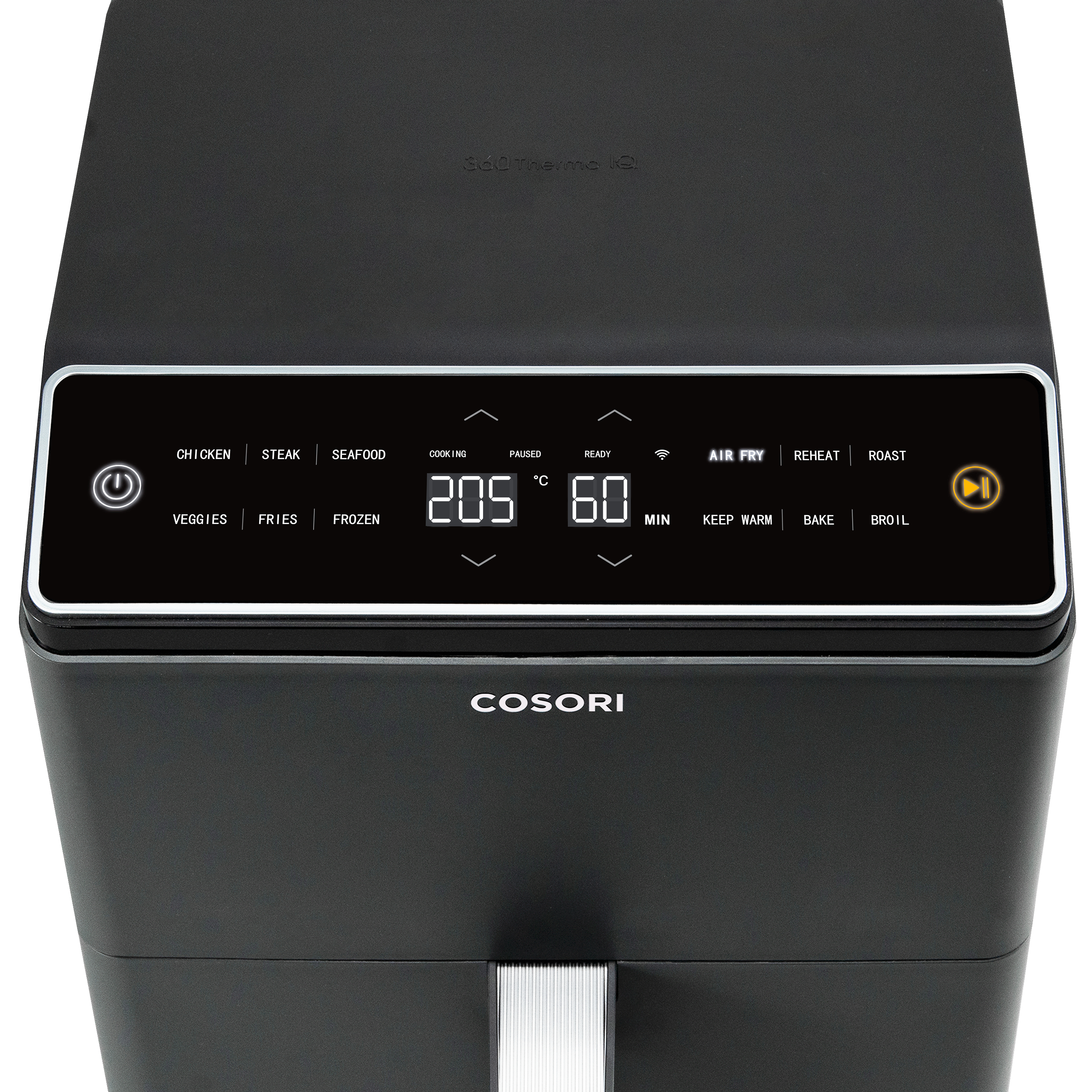 COSORI CAF-P583S-KEUR Heißluftfritteuse 1700 Watt Dunkelgrau