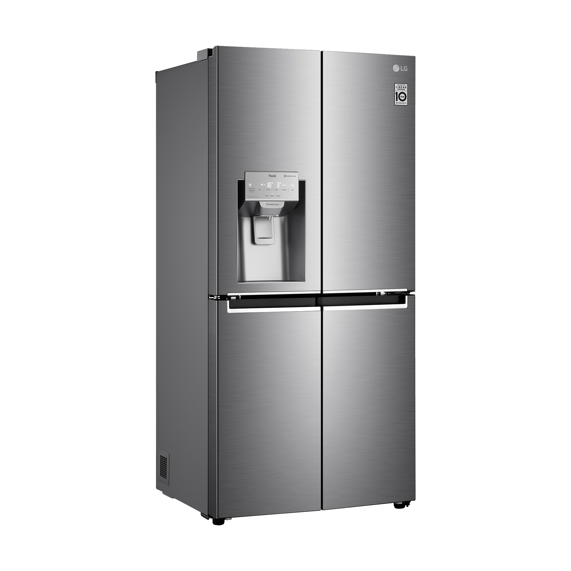 Frigorífico americano - LG GML844PZ6F, No Frost, 506 l, 178.7 cm, Inox antihuellas