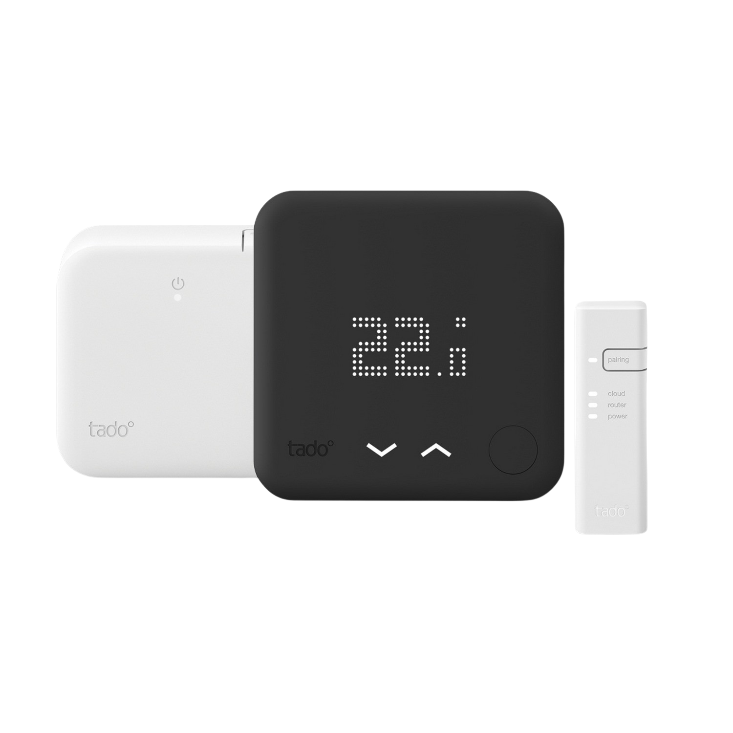 TADO Slimme Thermostaat V3+ Starterskit - Draadloze variant - Zwart