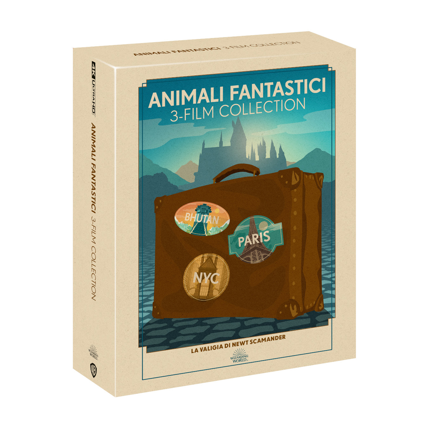 Animali fantastici 1-3. Travel Art Edition - Blu-ray