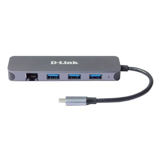 DLINK DUB-2334 - USB-Hub (Grau)
