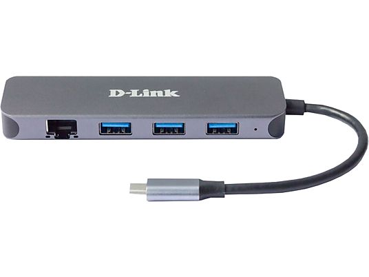DLINK DUB-2334 - Hub USB (Grigio)