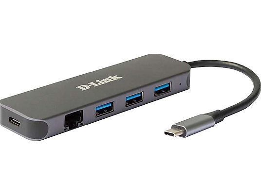 DLINK DUB-2334 - Concentrateur USB (Gris)