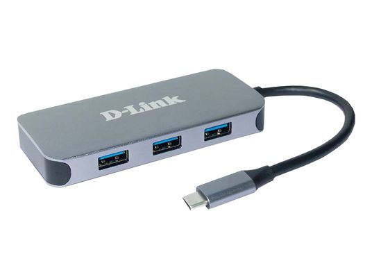 DLINK DUB-2335 - Concentrateur USB (Gris)