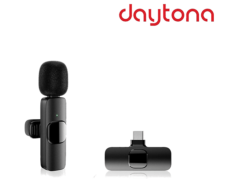 DAYTONA K9 Type-C Wireless Yaka Mikrofonu