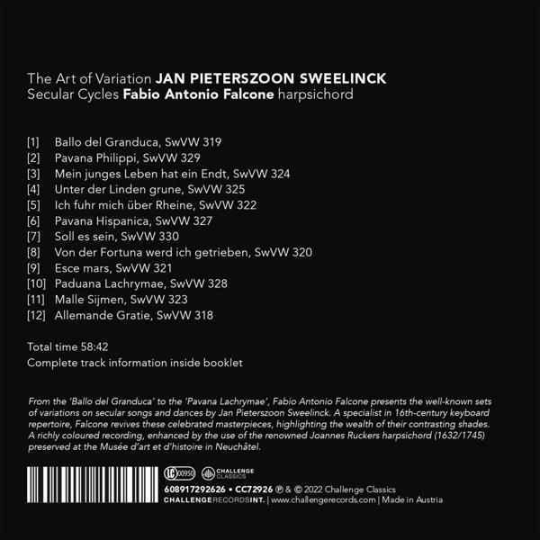 Fabio Antonio Falcone - The Art of Variation - Secular Cycles  - (CD)