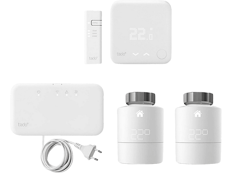 Tado Draadloze Slimme Thermostaat V3+ & Srt 2-pack