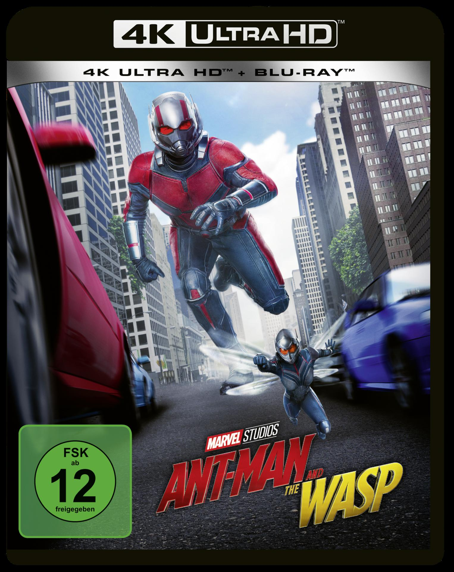 Wasp and Blu-ray 4K Ultra Blu-ray Ant-Man + HD the