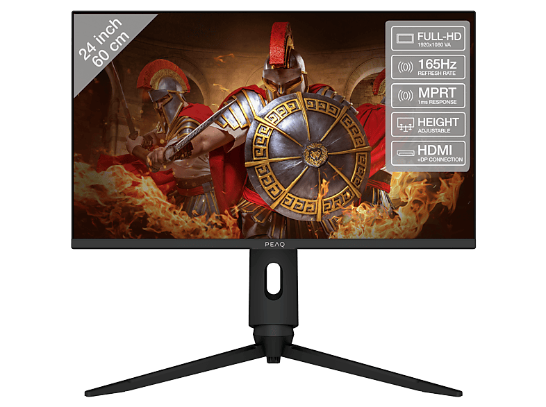 PEAQ PMO G241-FFK 24 Zoll Full-HD Gaming Monitor (1 ms Reaktionszeit