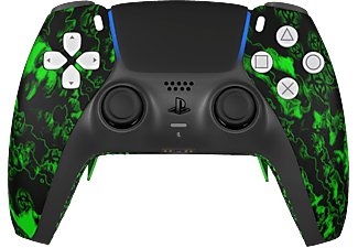KING CONTROLLER PS5 Green Zombie - Controller (Nero/Verde/Bianco)