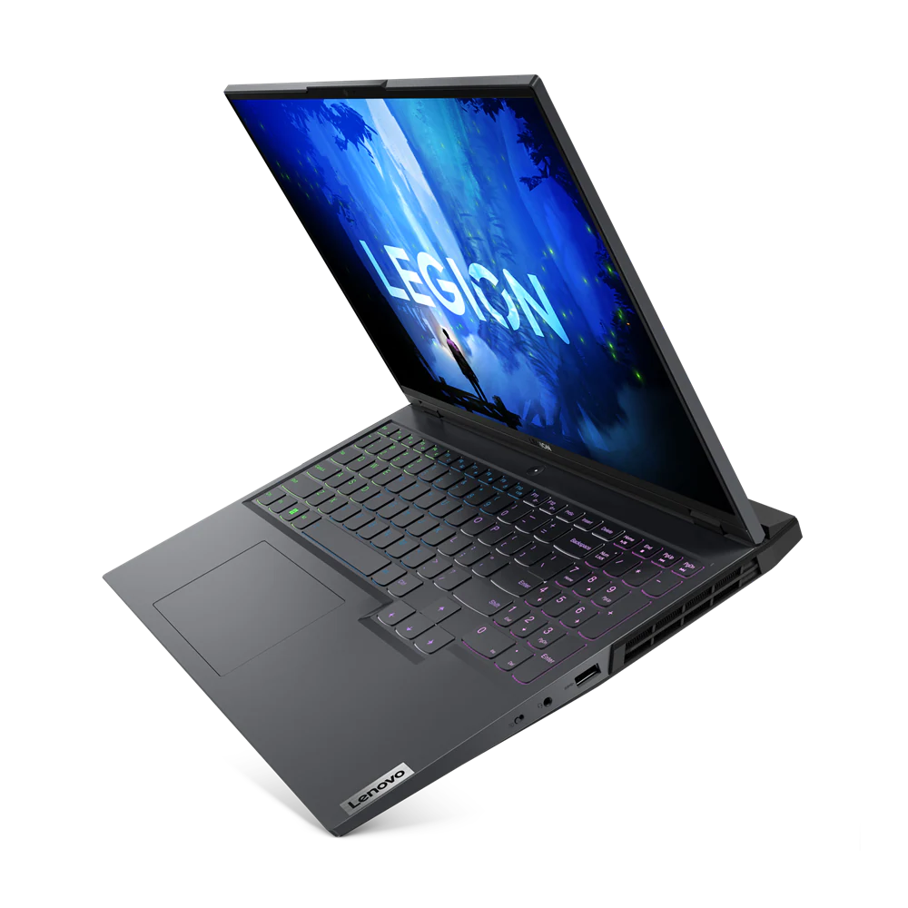 Portátil gaming - Lenovo Legion 5 Pro 16IAH7H, 16" WQXGA, Intel® Core™ i7-12700H, 32GB RAM, 1TB SSD, GeForce RTX™ 3070, Windows® 11 Home, Gris