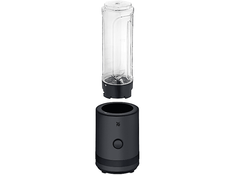 WMF 04.1650.0071 KÜCHENminis Smoothie-to-go Standmixer Deep black (300 Watt, 0.6 l)