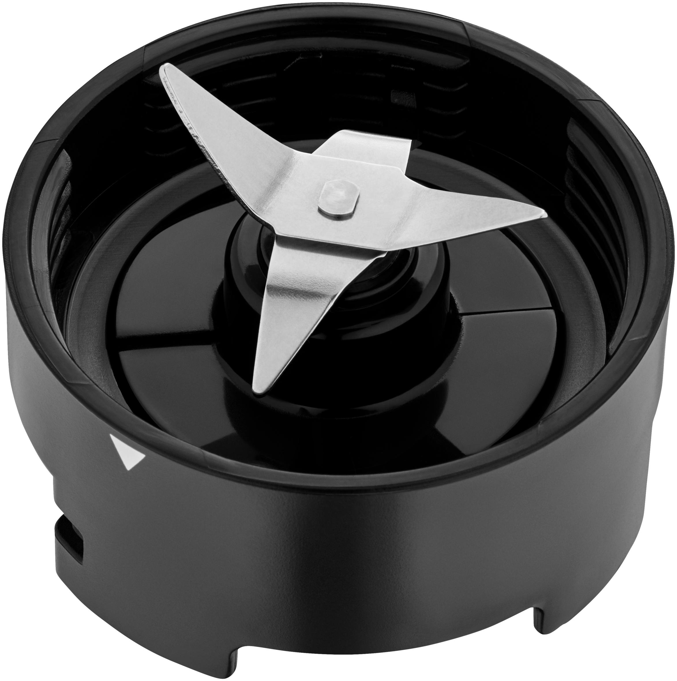 Schwarze Mixer-Klingenanordnung mit drei Klingen.