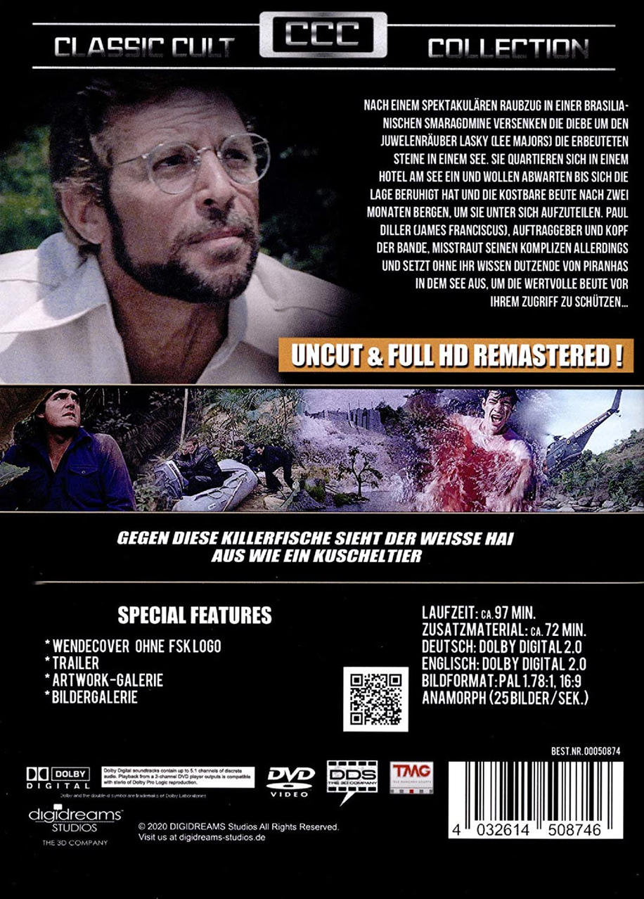 DVD-Cover. Mann mit Brille und Bart. Drei kleinere Bilder darunter.