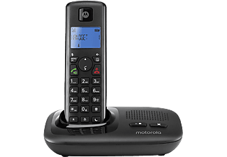 MOTOROLA T411 üzenetrögzítős Fekete dect telefon