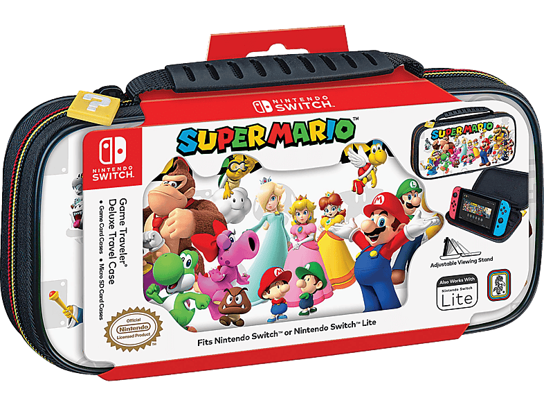 NACON Nintendo Switch Deluxe Travel Case - Super Mario + Friends Hartschalentasche (Mehrfarbig)