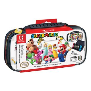 NACON Nintendo Switch Deluxe Travel Case - Super Mario + Friends - Custodia rigida (Multicolore)