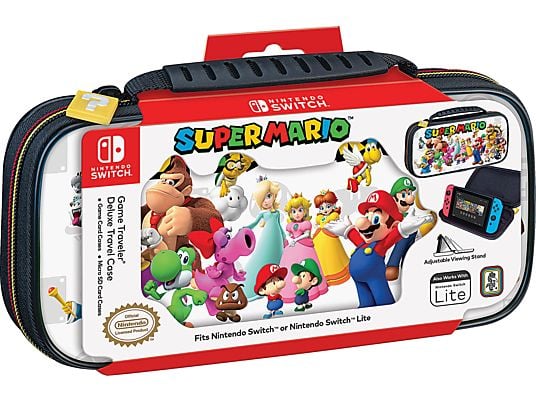 NACON Nintendo Switch Deluxe Travel Case - Super Mario + Friends - Hartschalentasche (Mehrfarbig)