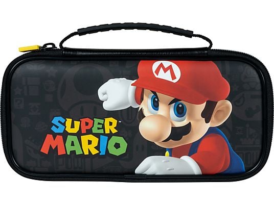 NACON Nintendo Switch Deluxe Travel Case - Super Mario - Custodia rigida (Nero)