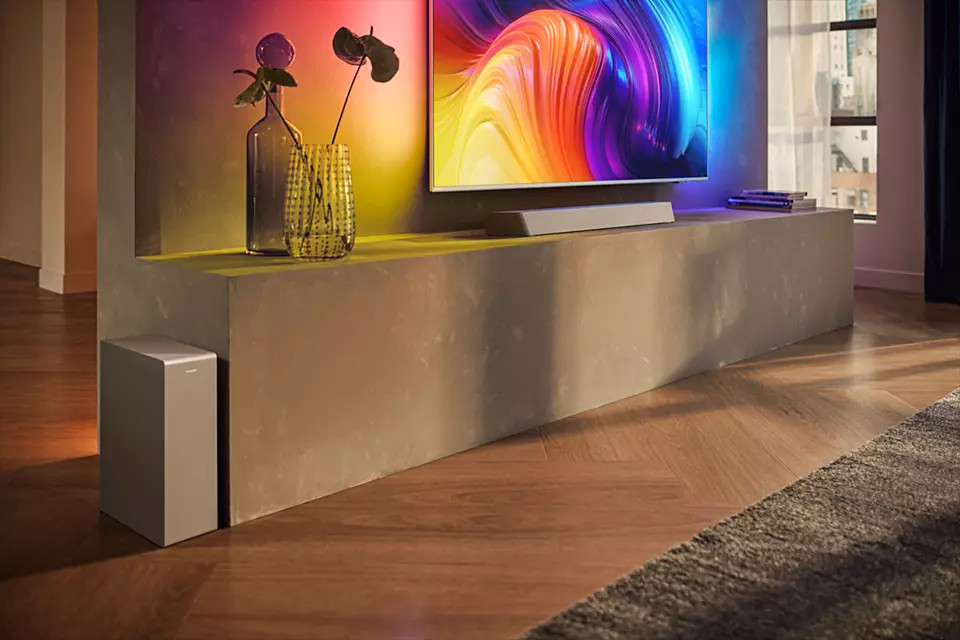 PHILIPS Barre de son 3.1 avec caisson de basses sans fil (TAB8507/10)