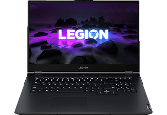 LENOVO Legion 5i, Gaming Notebook mit 17,3 Zoll Display, AMD Ryzen™ 5 Prozessor, 16 GB RAM, 512 GB SSD, Nvidia GeForce RTX 3060, Phantom Blue (Oberseite), Schwarz (Unterseite)