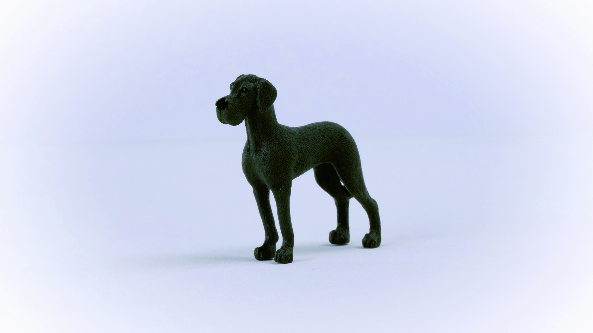 SCHLEICH 13962 Dänische Spielfigur Dogge Schwarz