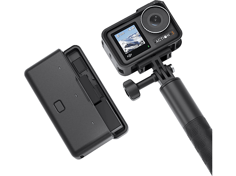DJI Osmo Action 3 Adventure Combo, 4K, Resistente al agua, Wi-Fi, Bluetooth