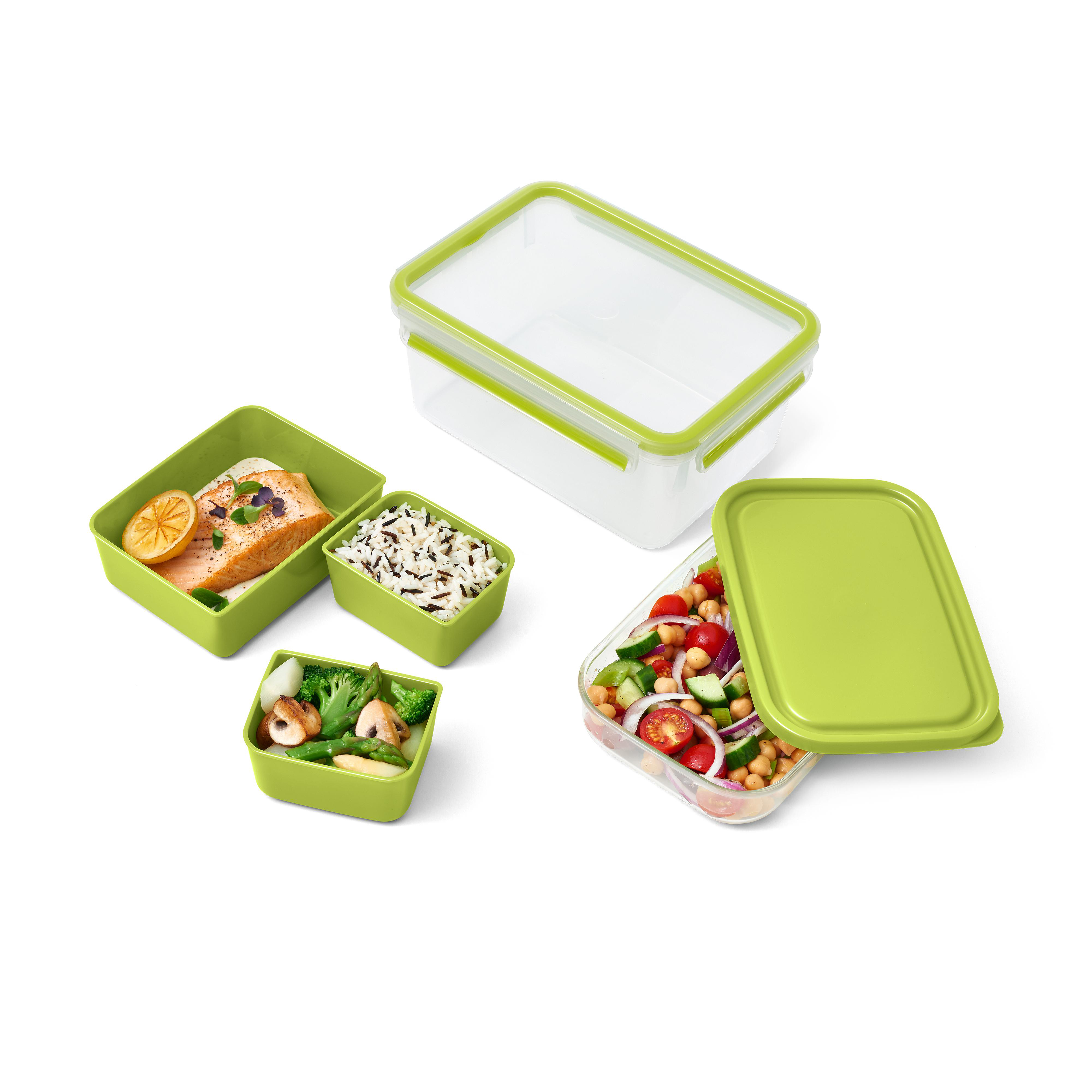 EMSA N10716 CLIP & GO Lunchbox Grün