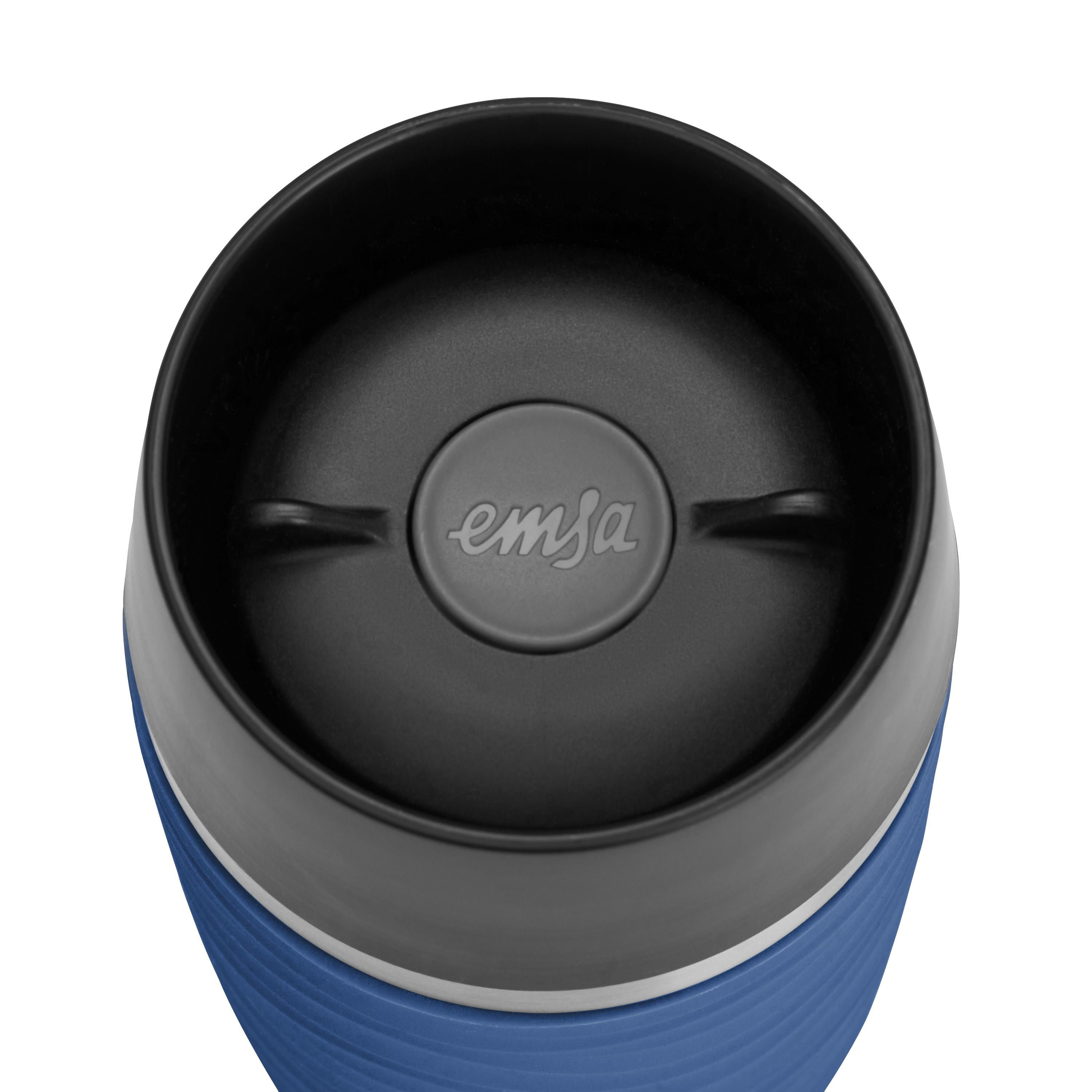 EMSA N20109 Travel Mug Waves Isolierbecher Blau