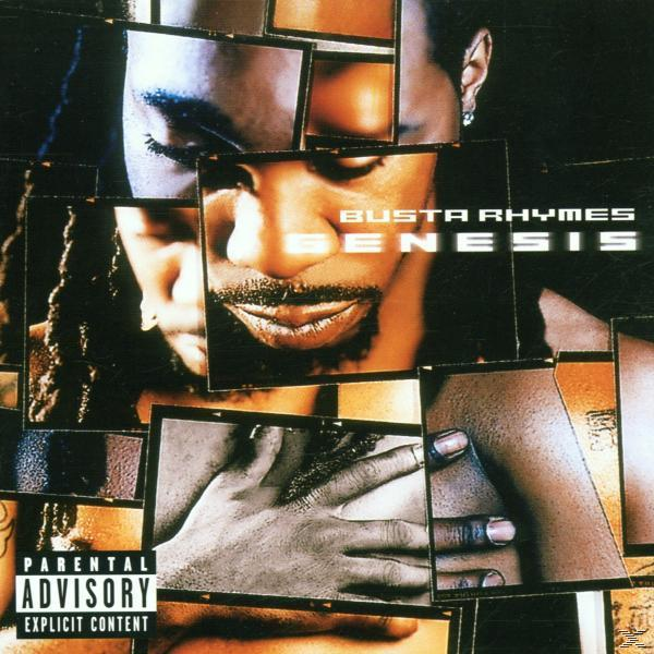 Busta Rhymes album borítója. A művész arcának kép-összeállítása.