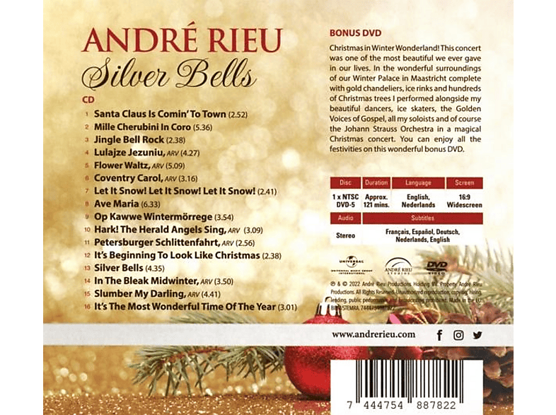 Thumbnail - André Rieu - Silver Bells (CD+DVD) (CD + DVD Video)