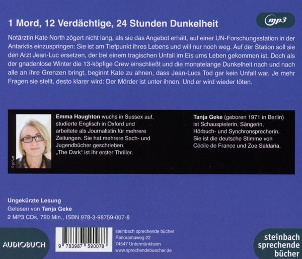 Tanja Geke - The Dark  - (MP3-CD)