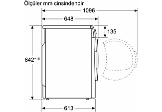 BOSCH WQG241A0TR 9 Kg Isı Pompalı Kurutma Makinesi Beyaz_4