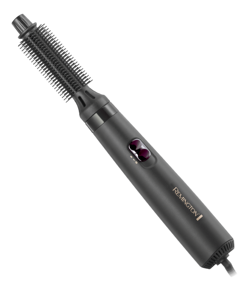 Haarstyler mit Bürstenkopf und Remington-Logo.