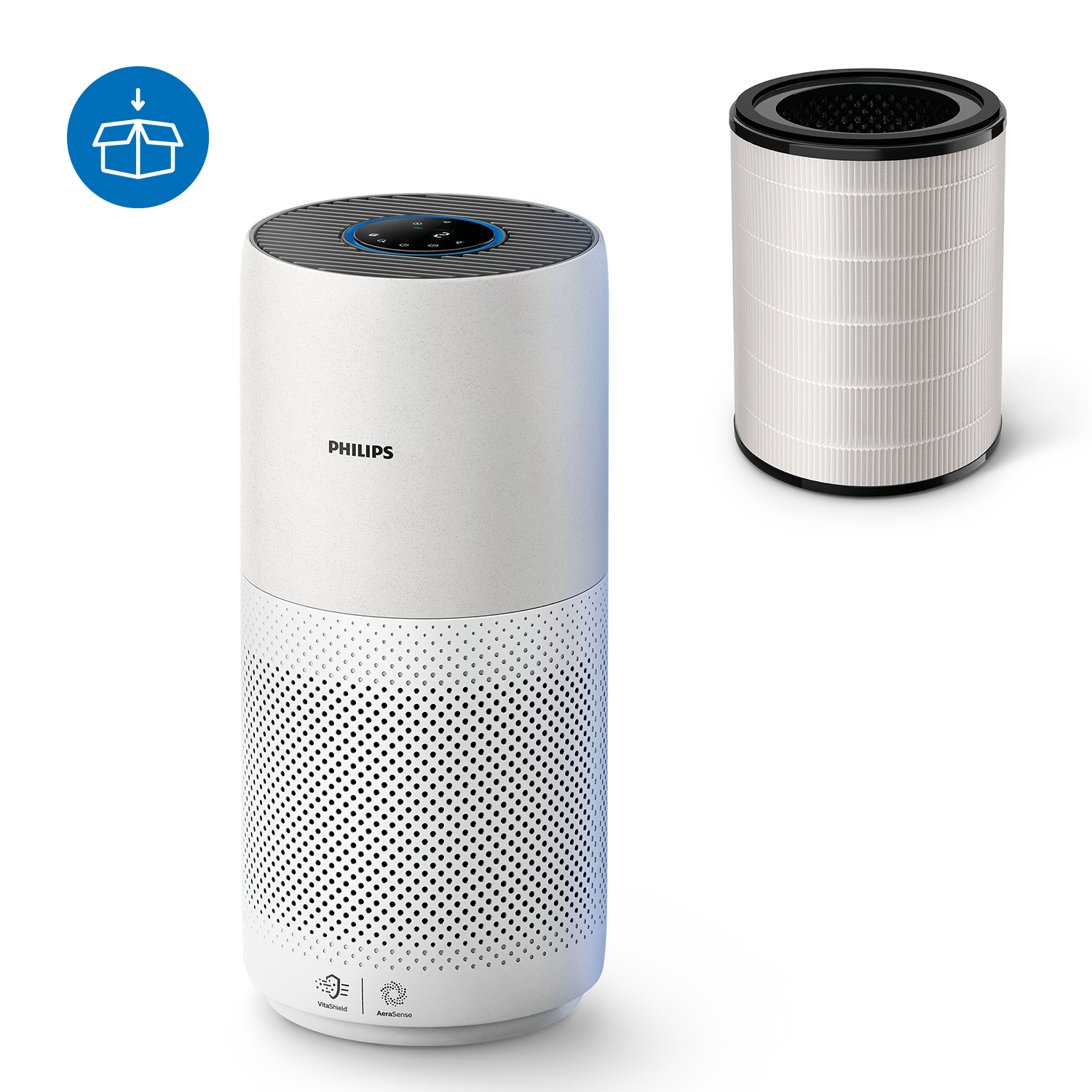 PHILIPS AC2939/10 - Luftreiniger (85 m², Weiss)