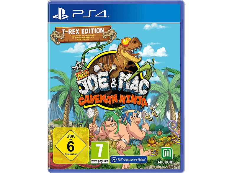 New Joe & Mac: Caveman Ninja - T-Rex Edition - [PlayStation 4]