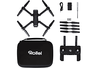 ROLLEI Fly 100Pro faltbare Drohne mit GPS, Schwarz