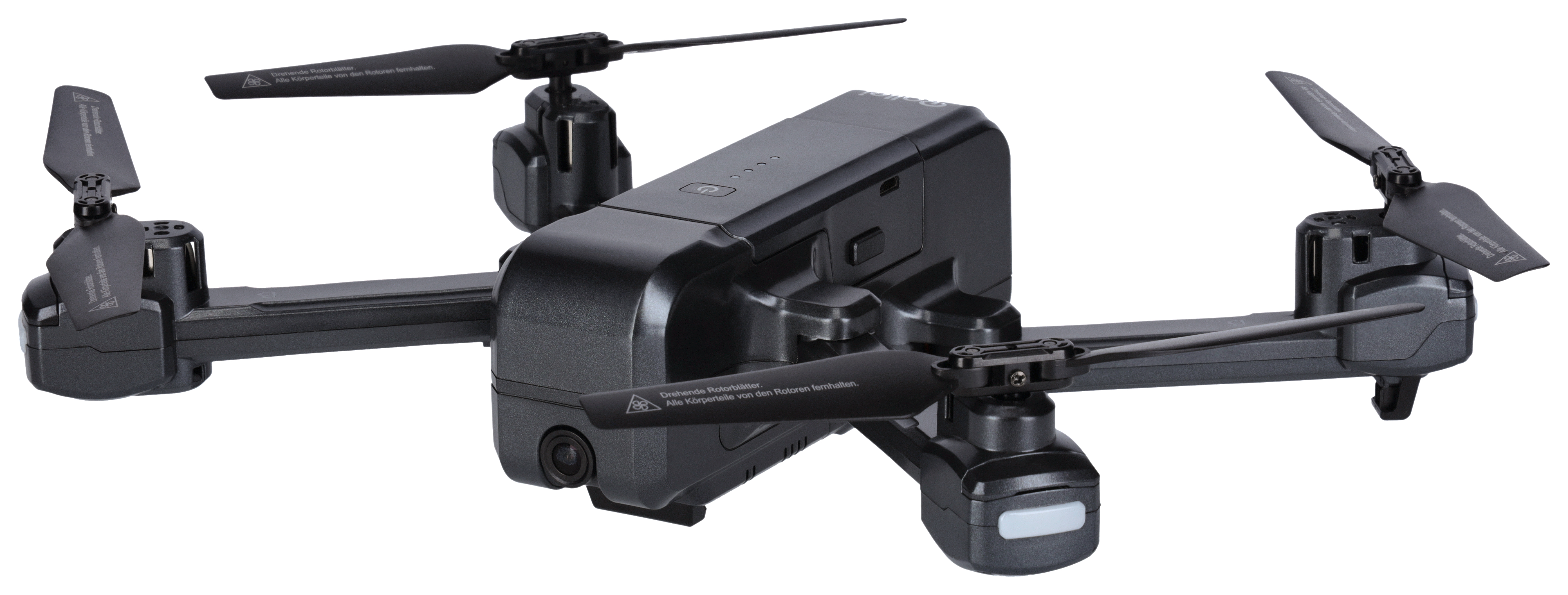 ROLLEI Fly 100Pro faltbare Drohne mit GPS, Schwarz