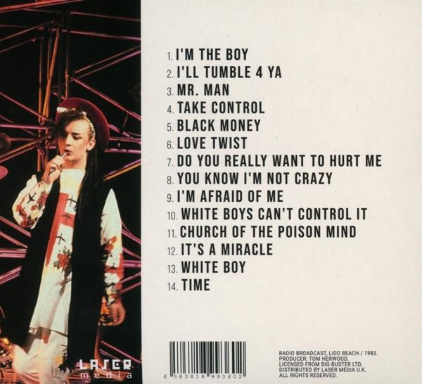Culture Club - Live 1983 / Lido Beach  - (CD)